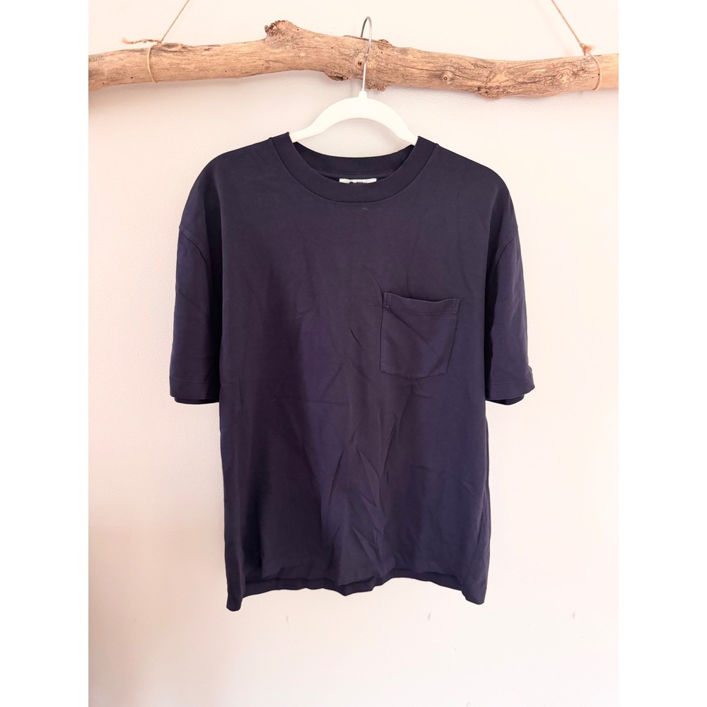Madewell Mens Allday Tee Navy Blue Pocket T-Shirt NS512 Size M NWT
